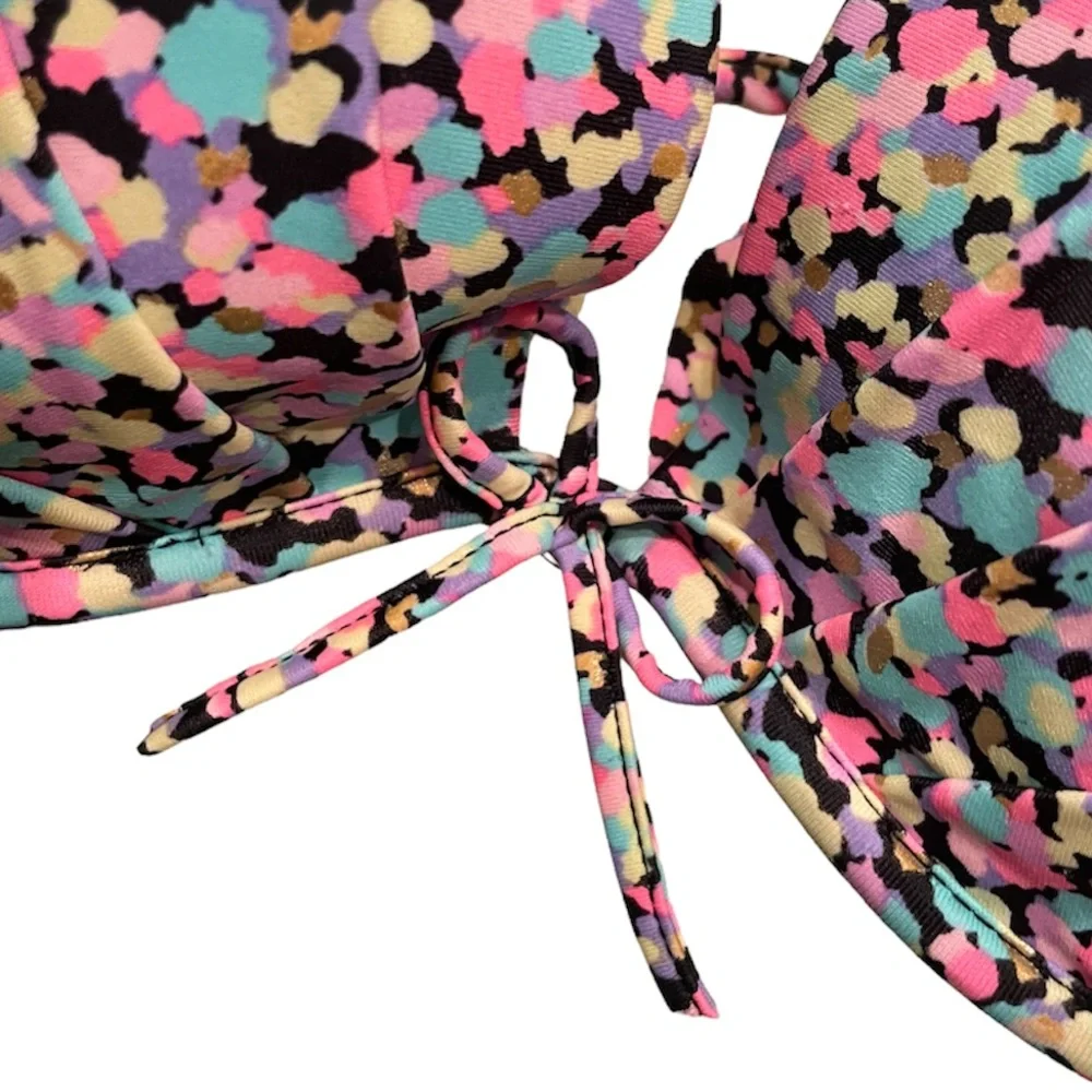 Sexy Bikini Top Victoria’s Secret Colorful Padded String Bikini Pink Blue Black